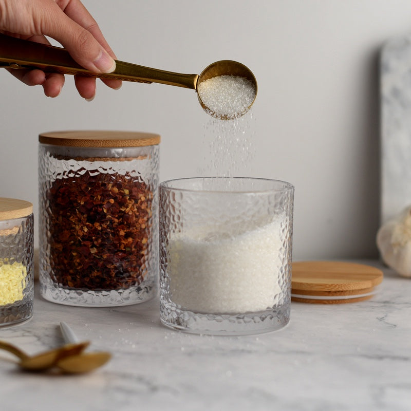Słoik Na Przyprawy | Pojemnik Szklany Z Pokrywka-Food Storage-Polizatto