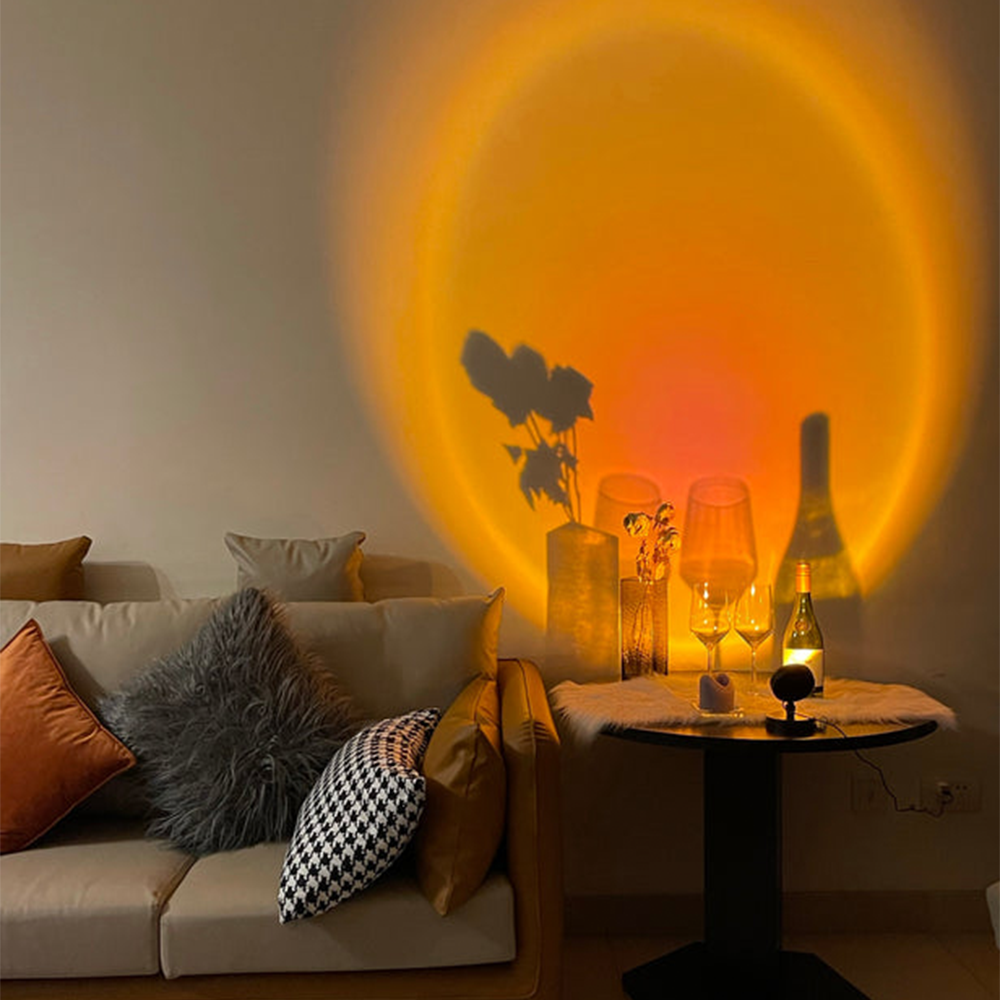 Lampa Zachód Słońca | Lampa Projekcyjna-Table Lamp-Polizatto