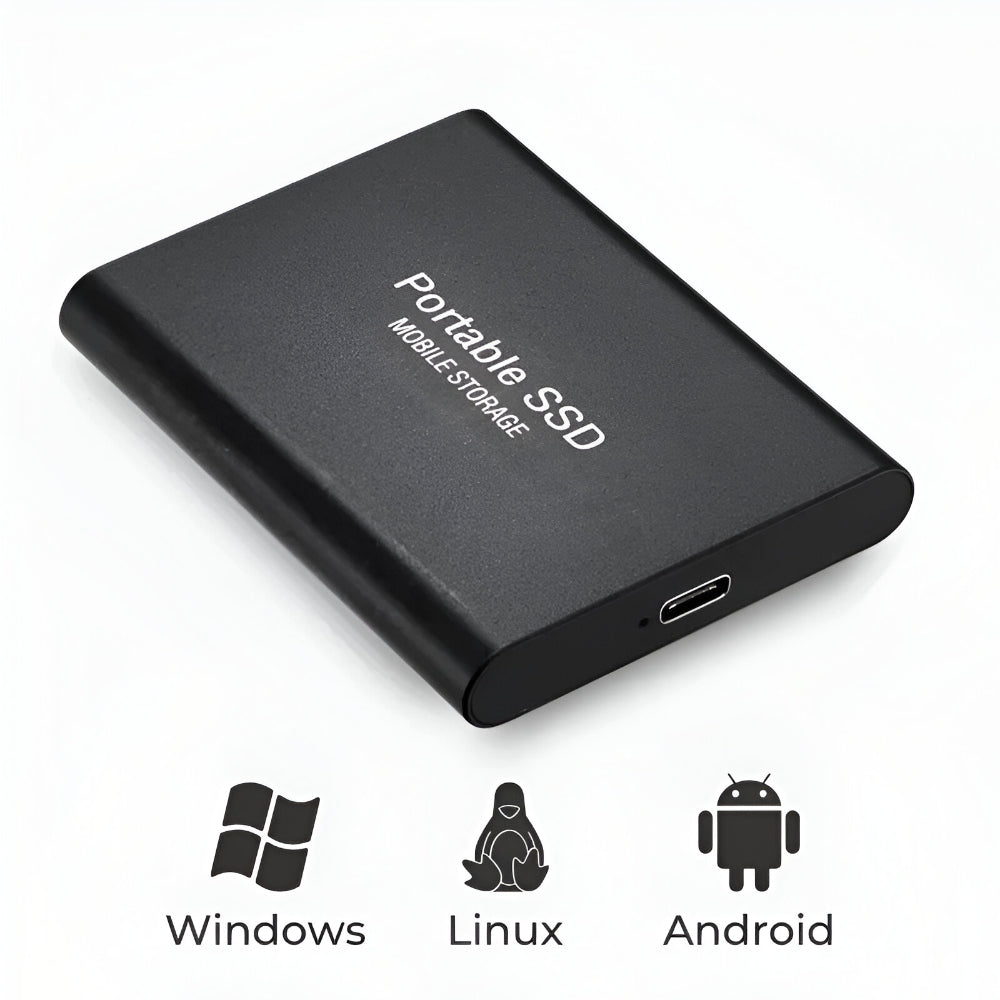 Dysk SSD 512 GB | Dysk Zewnętrzny Przenośny-External SSD-Polizatto