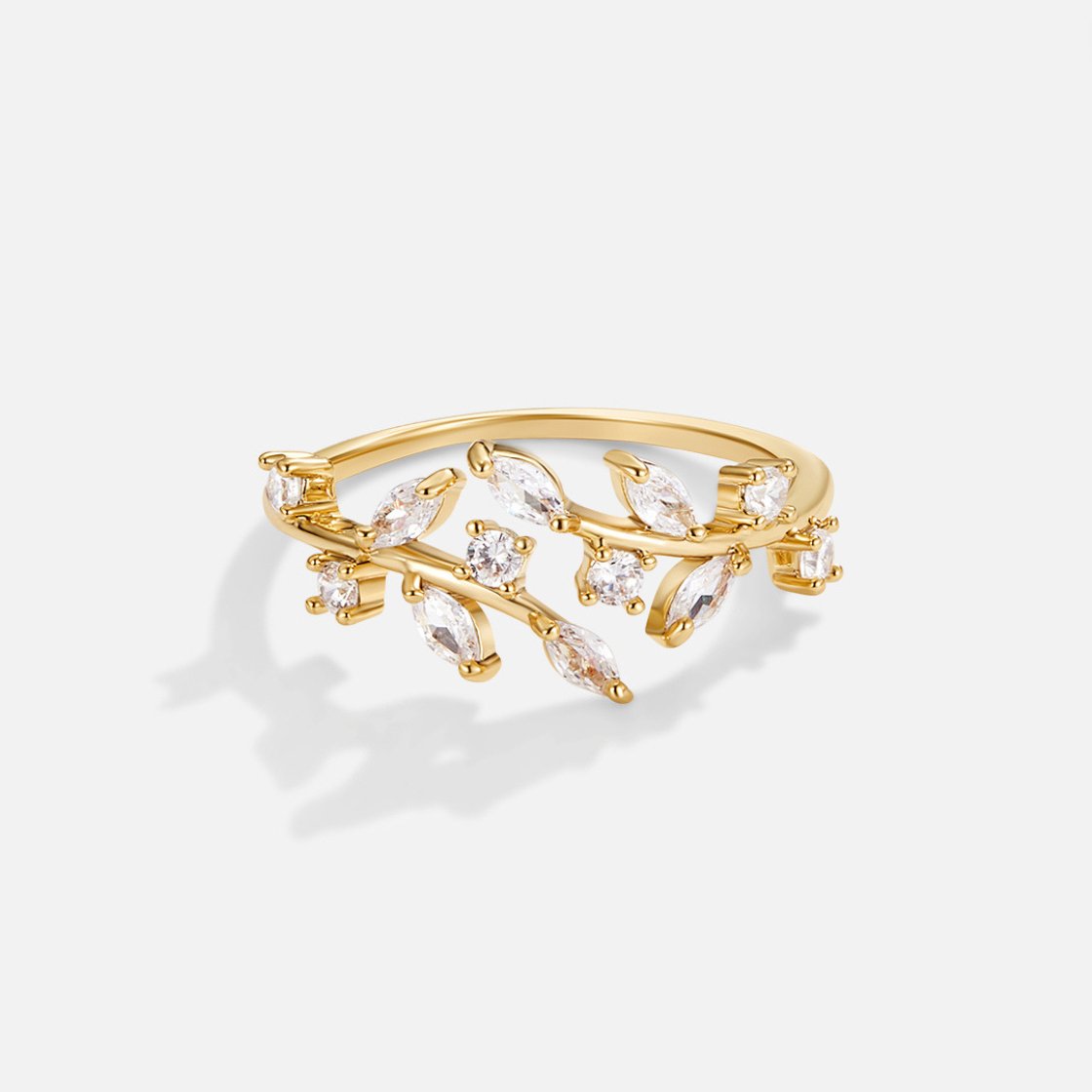 Pierścionek Gałązka Damski | Nowoczesny Pierścionek-Women Ring-Polizatto