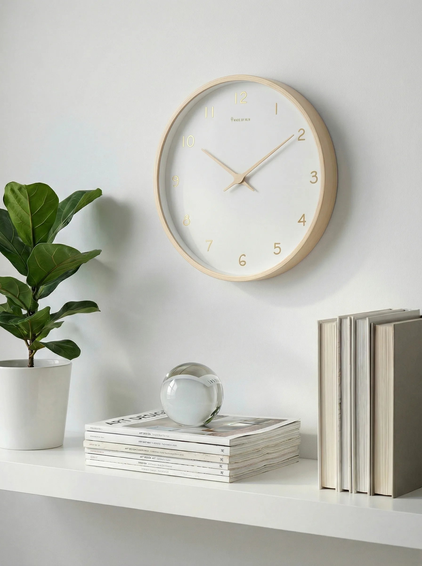 Zegar Ścienny | Okrągła Tarcza Klasyczna-Wall Clock-Polizatto