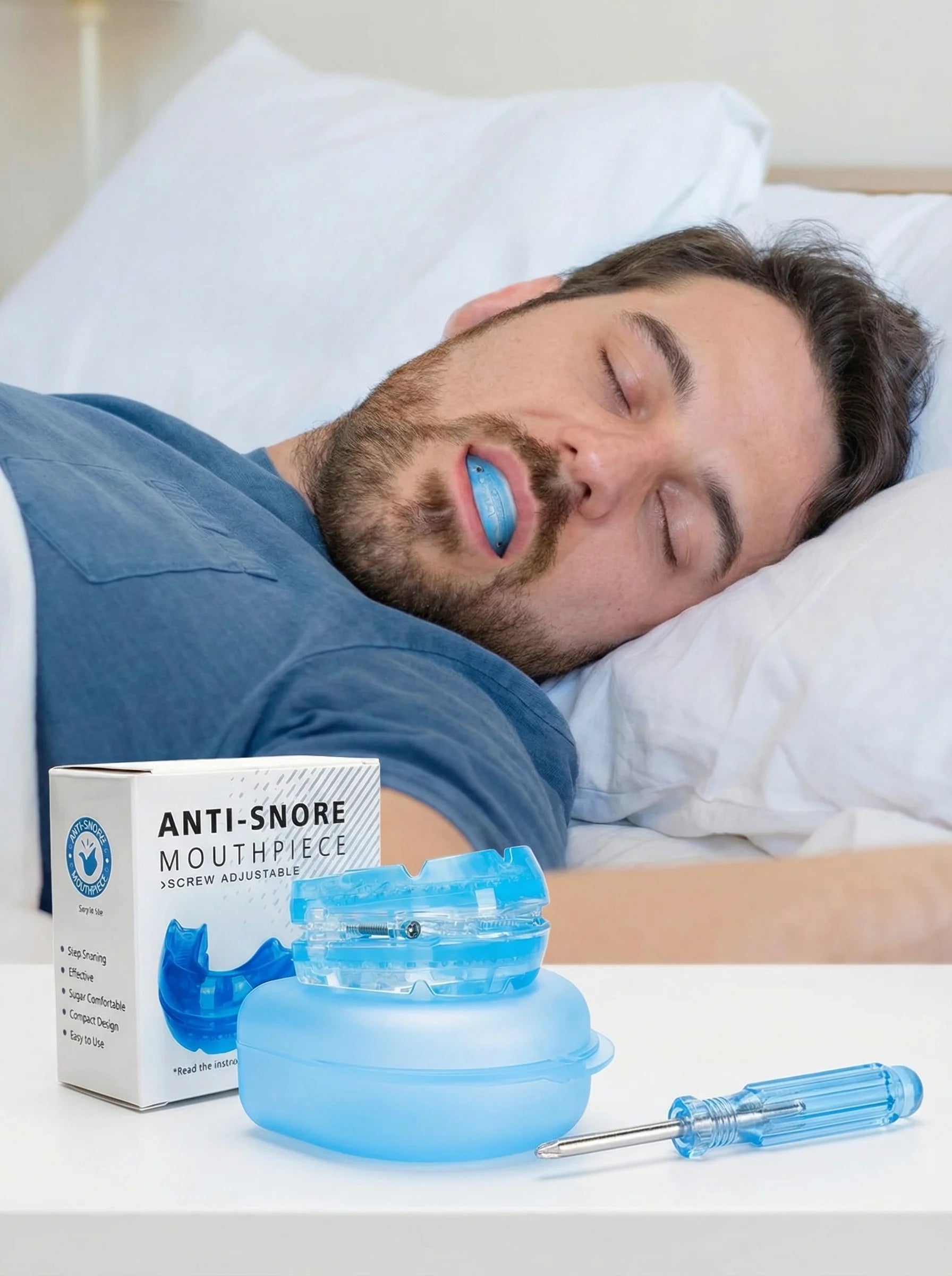 Ustnik Przeciw Chrapaniu | Aparat Na Chrapanie-Anti-Snoring Device-Polizatto