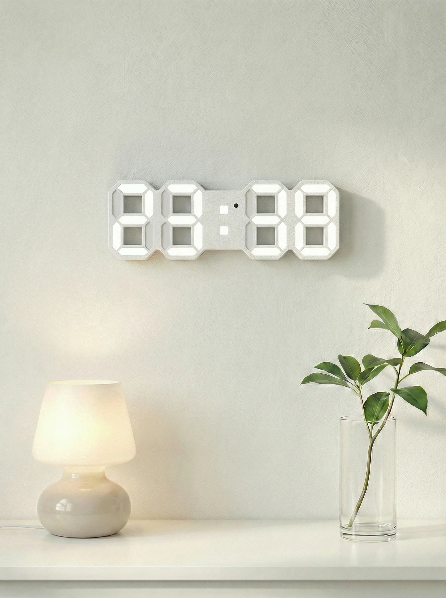 Zegar Ścienny | Wyświetlacz Cyfrowy LED-Wall Clock-Polizatto