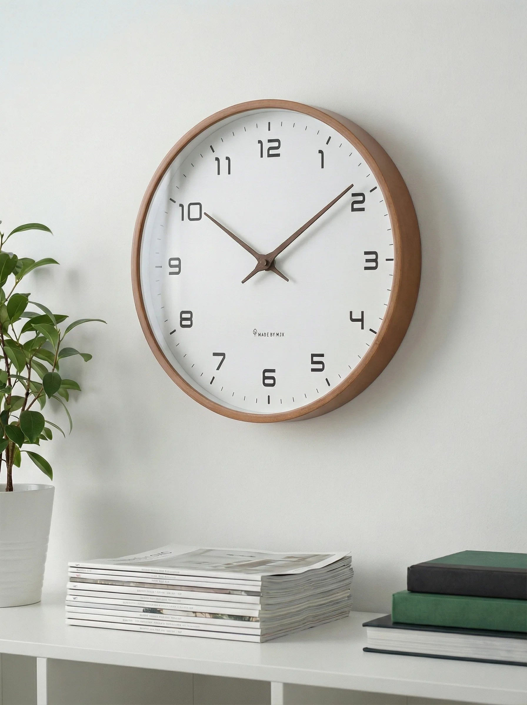 Zegar Ścienny | Okrągła Tarcza Czytelna-Wall Clock-Polizatto