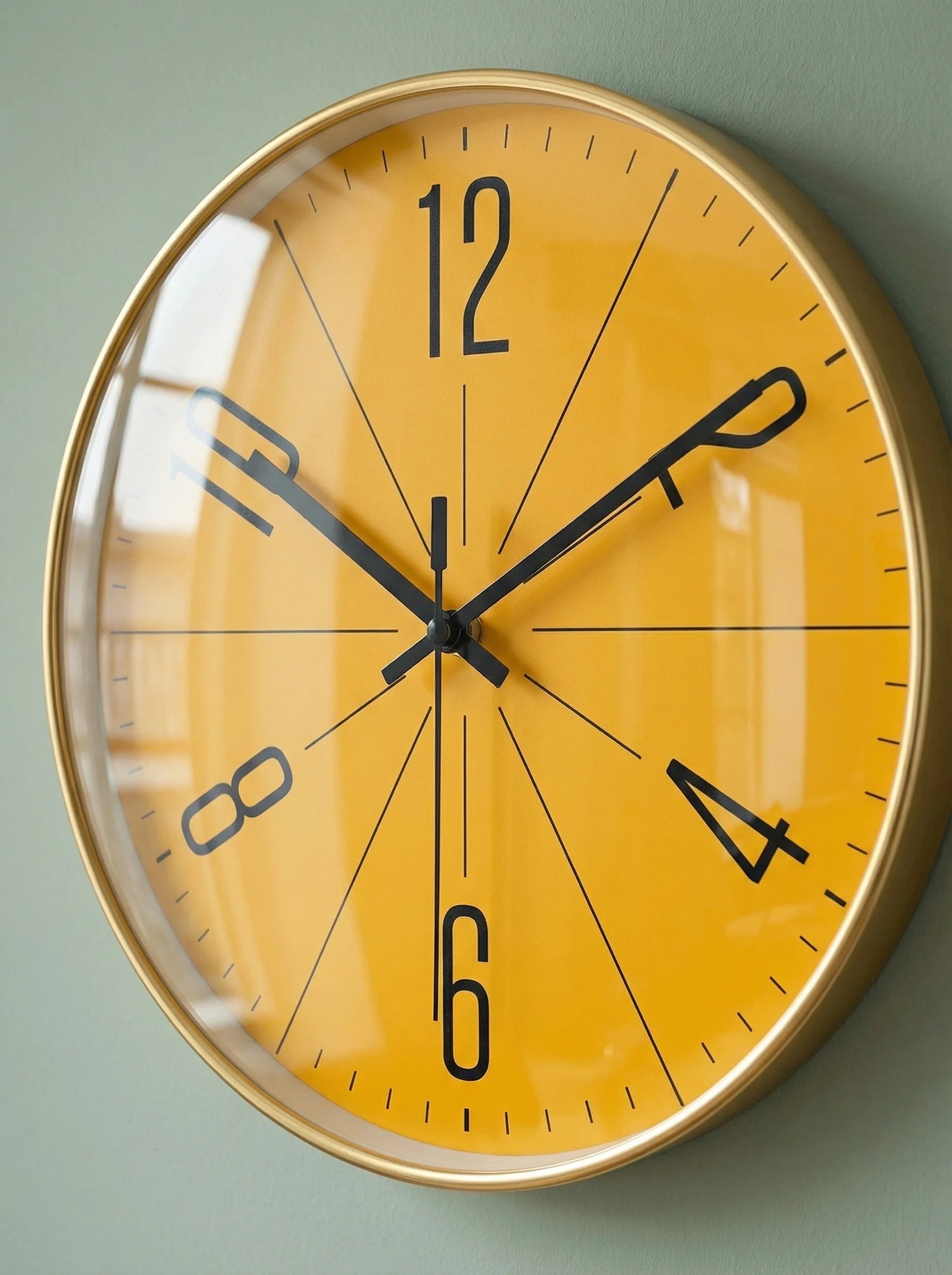 Zegar Ścienny | Okrągła Tarcza Kontrastowa-Wall Clocks-Polizatto