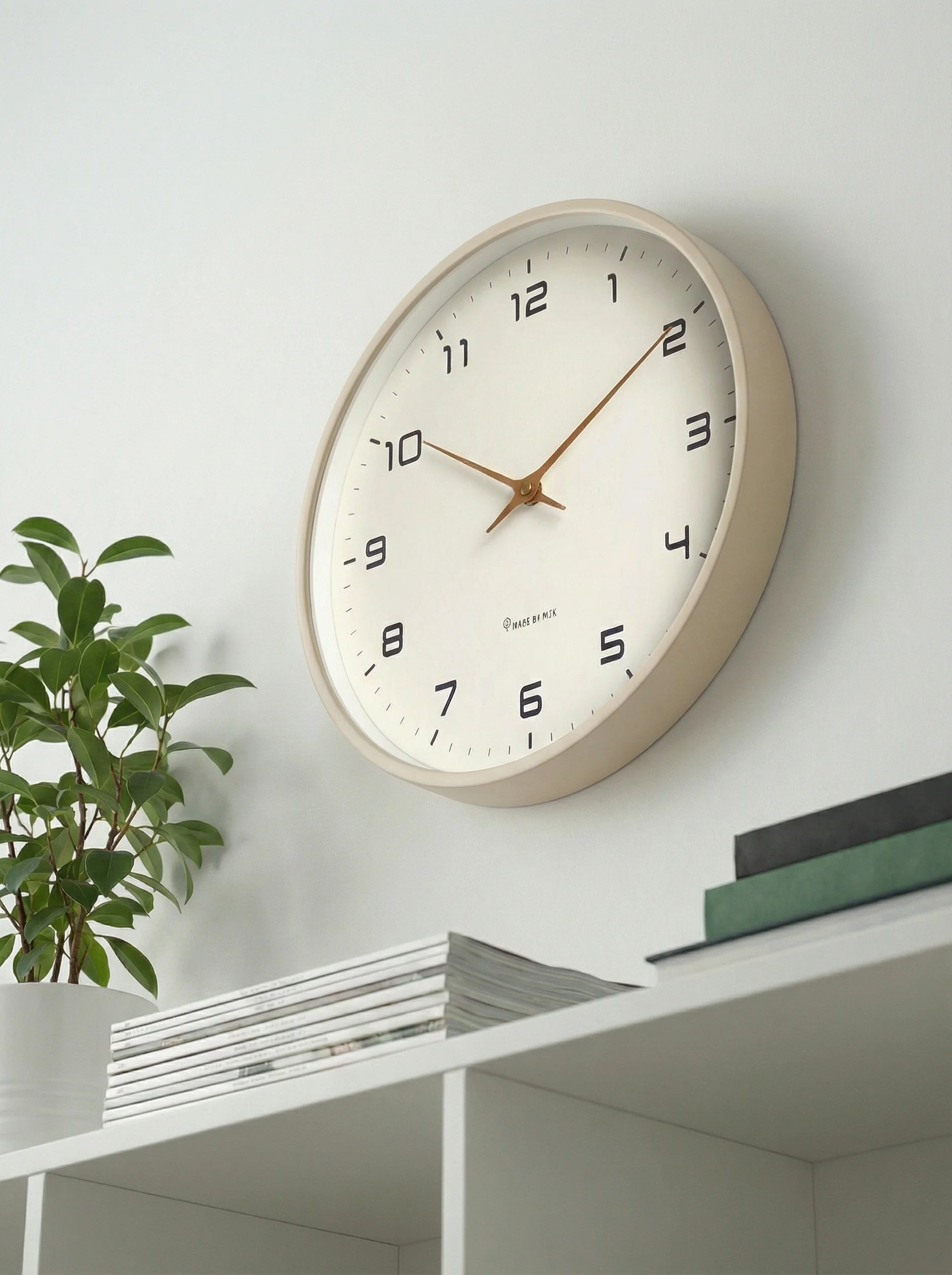 Zegar Ścienny | Okrągła Tarcza Czytelna-Wall Clock-Polizatto