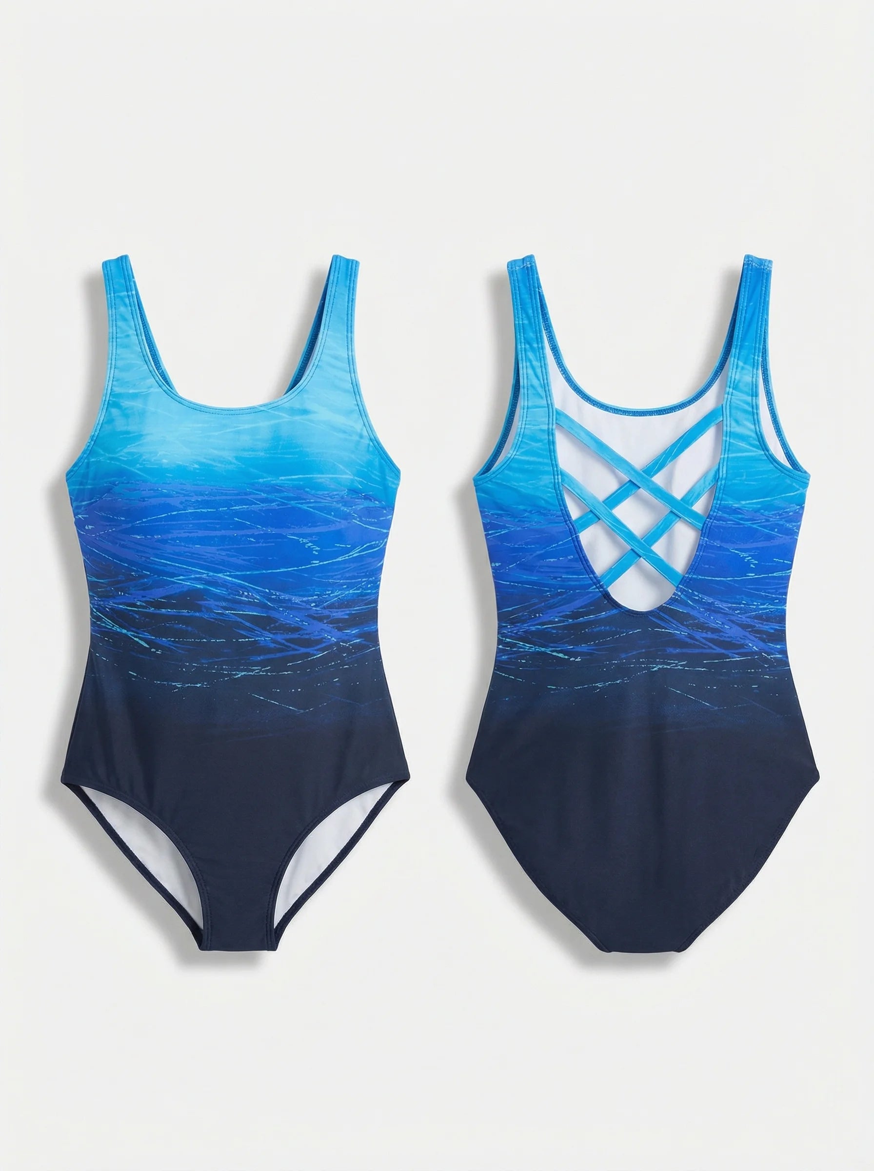 Strój Kąpielowy Jednoczęściowy | Monokini Wzorzyste-Women Swimsuit-Polizatto