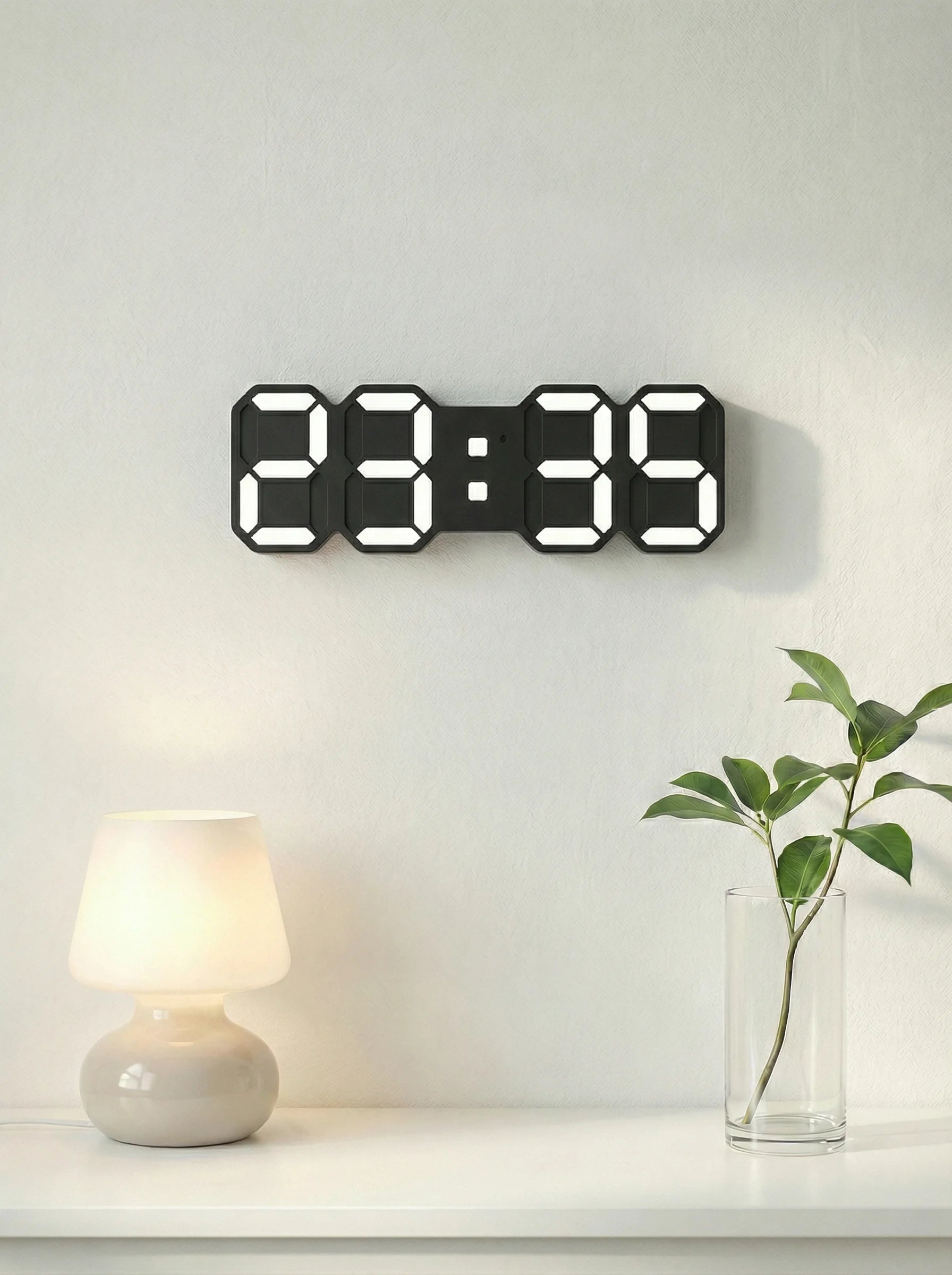 Zegar Ścienny | Wyświetlacz Cyfrowy LED-Wall Clock-Polizatto