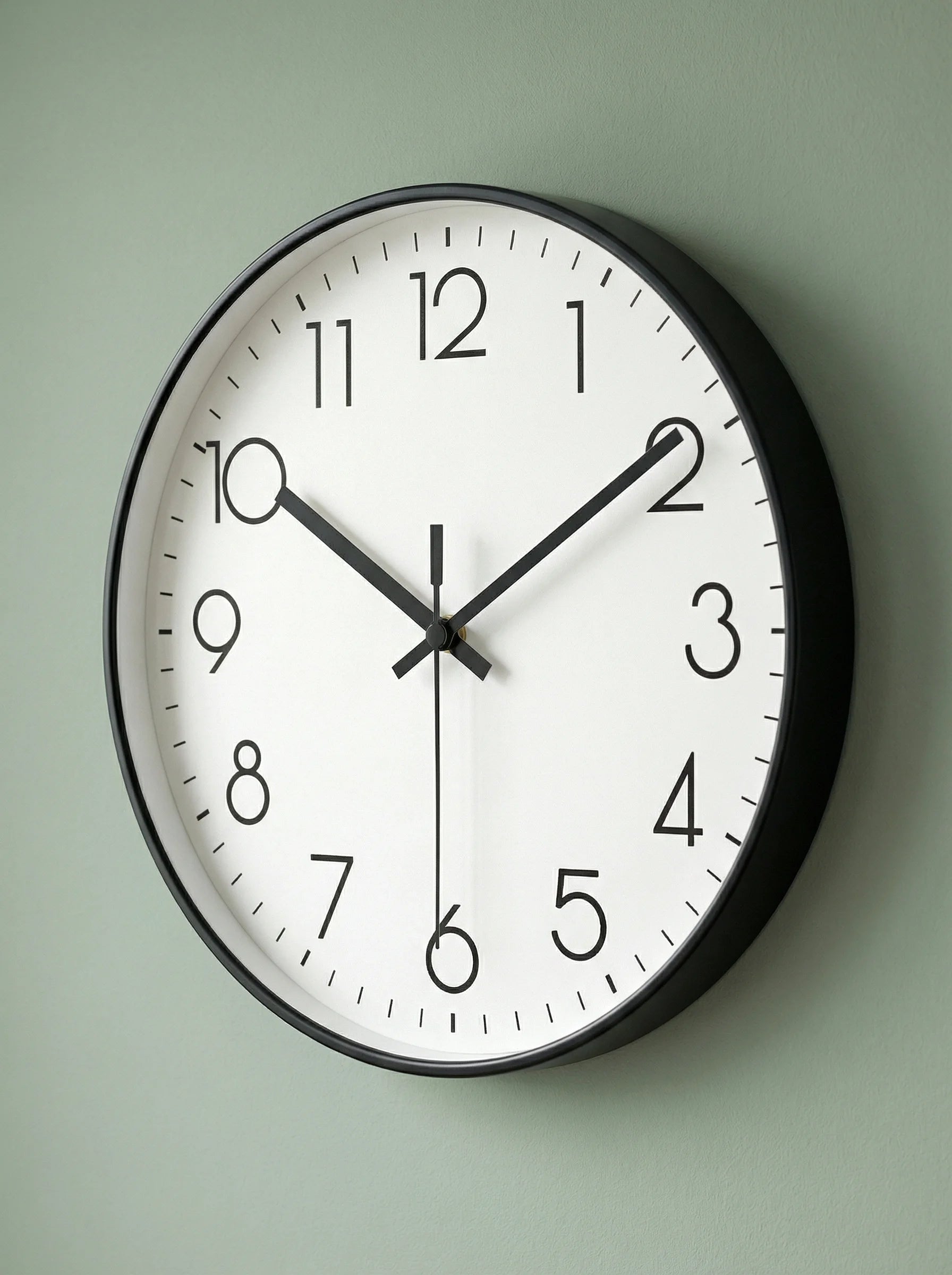 Zegar Ścienny | Okrągła Tarcza Kontrastowa-Wall Clocks-Polizatto
