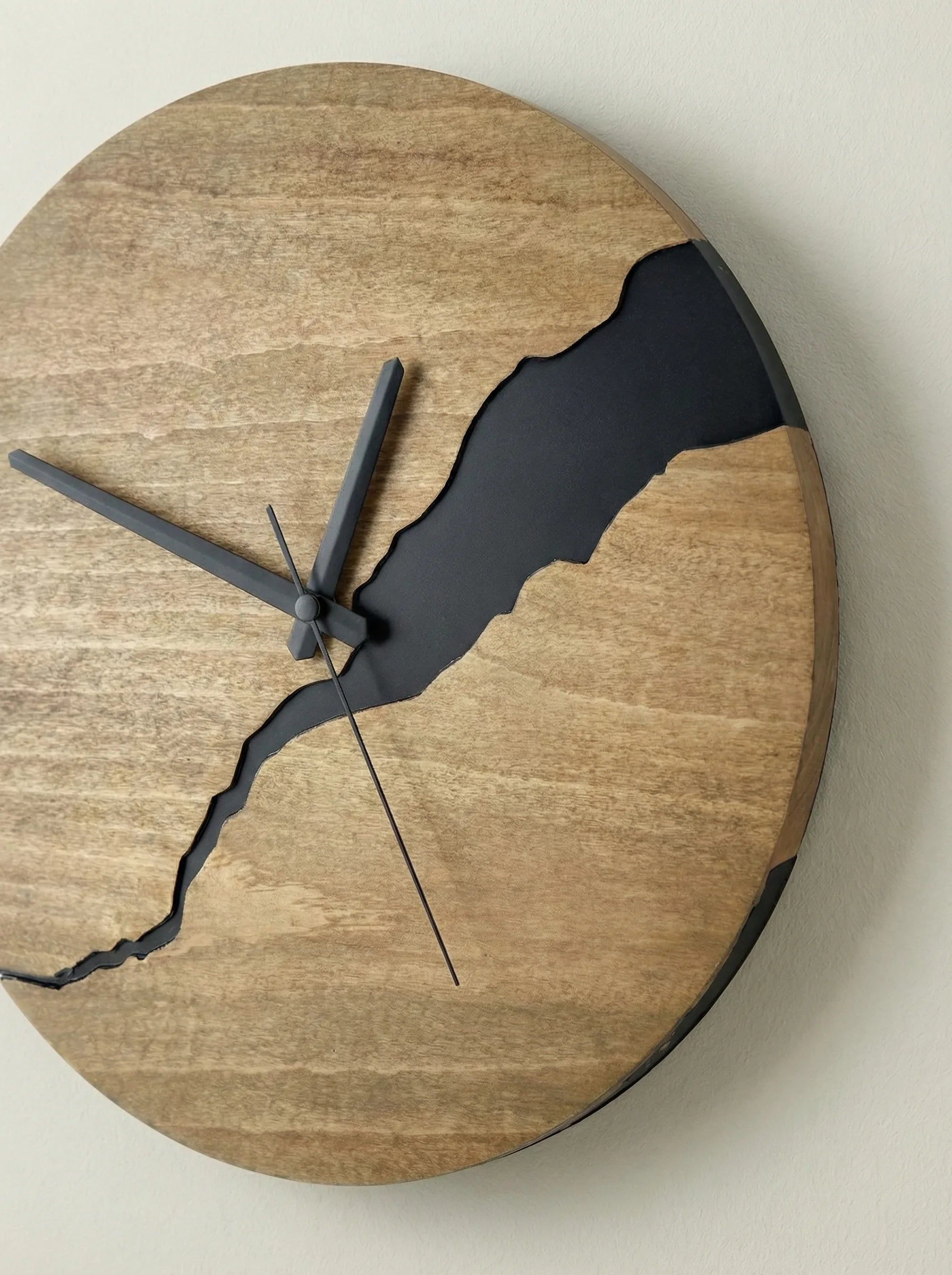 Zegar Ścienny | Okrągła Tarcza Strukturalna-Wall Clock-Polizatto