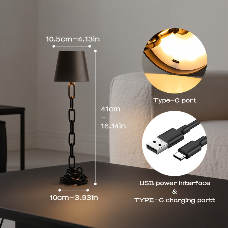 Lampa Stołowa Bezprzewodowa | Lampka Dotykowa-Table Lamp-Polizatto