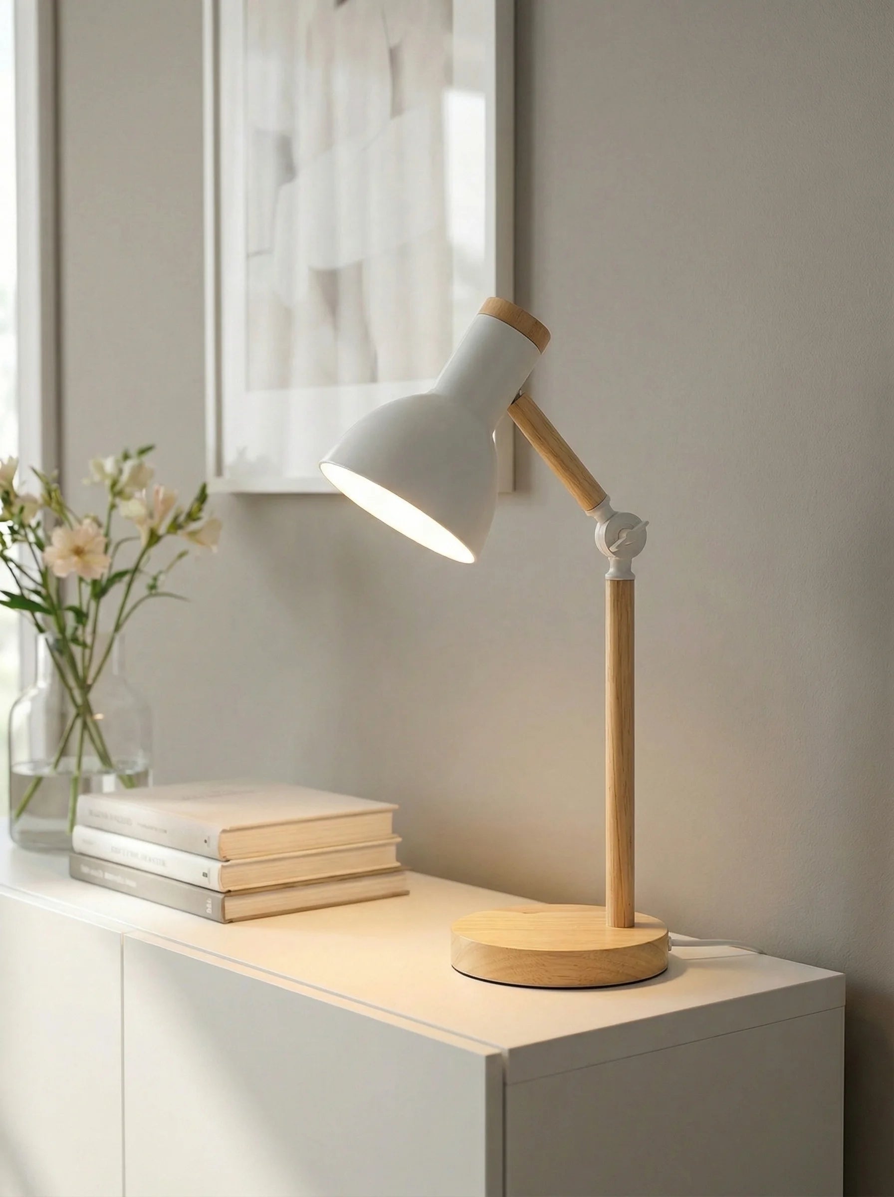 Lampa Biurkowa | Regulowana Forma Stołowa-Table Lamp-Polizatto