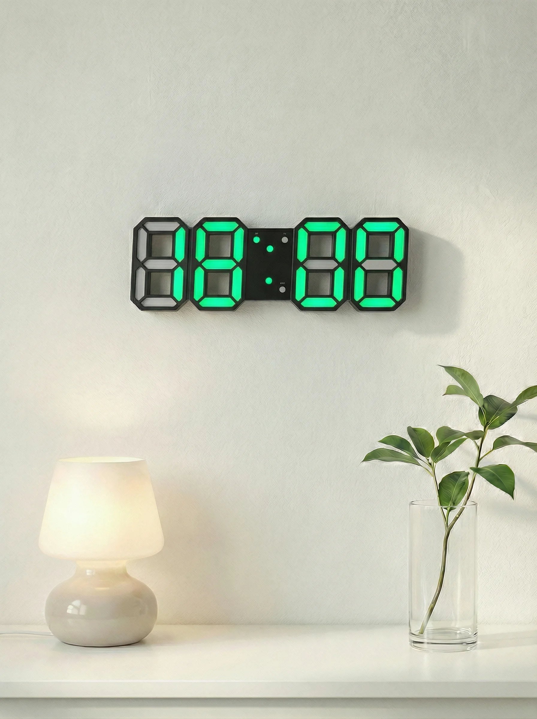 Zegar Ścienny | Wyświetlacz Cyfrowy LED-Wall Clock-Polizatto