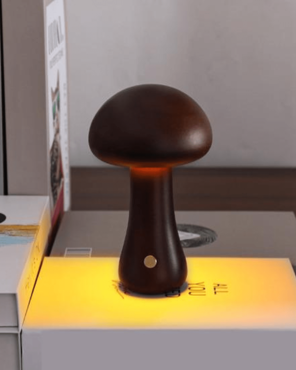 Lampa Grzybek | Lampka Nocna Stołowa-Table Lamp-Polizatto