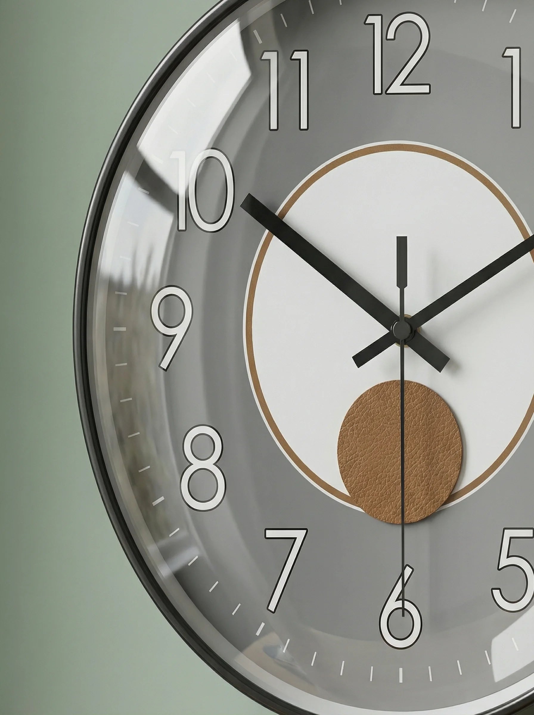 Zegar Ścienny | Okrągła Tarcza Kontrastowa-Wall Clocks-Polizatto