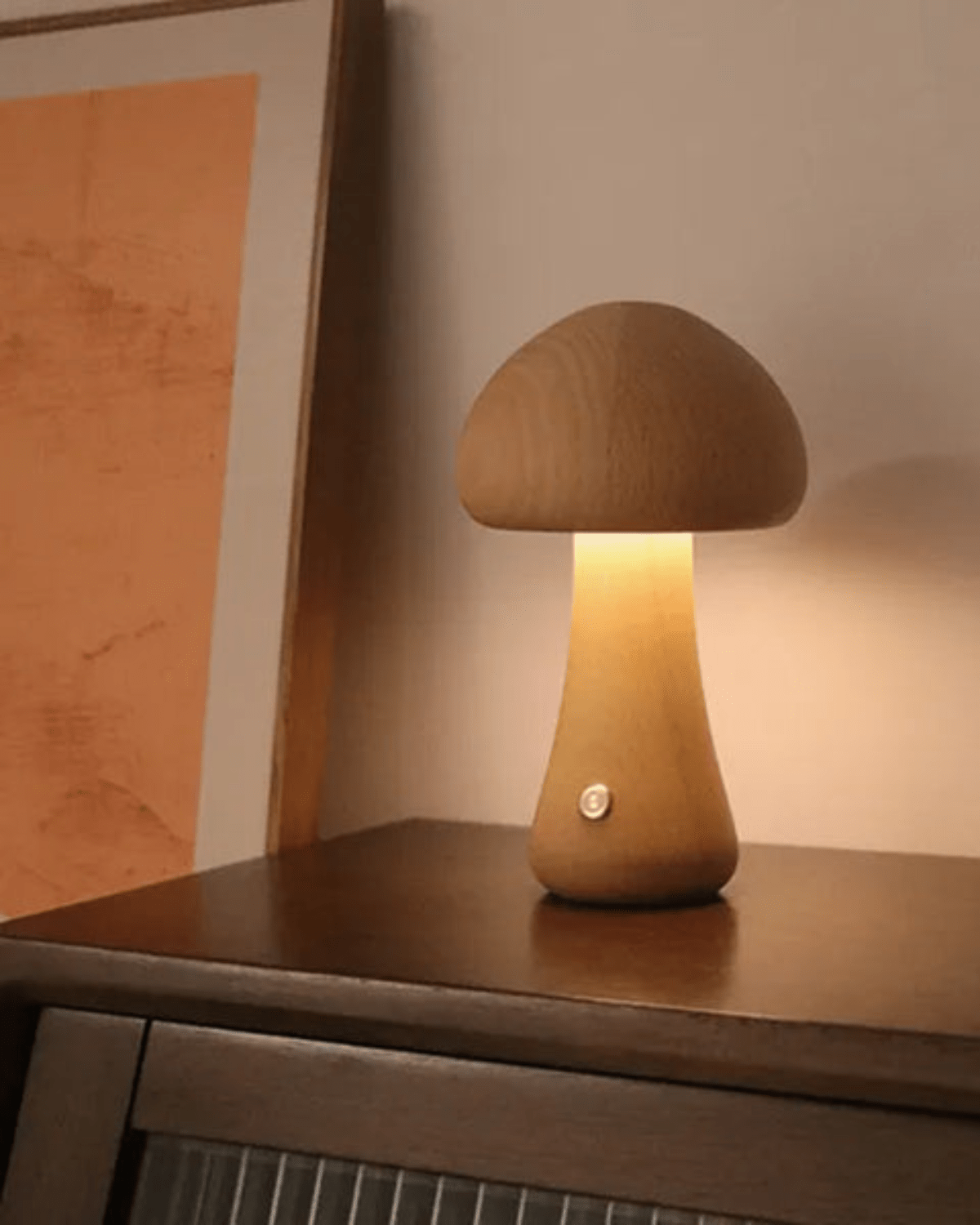 Lampa Grzybek | Lampka Nocna Stołowa-Table Lamp-Polizatto