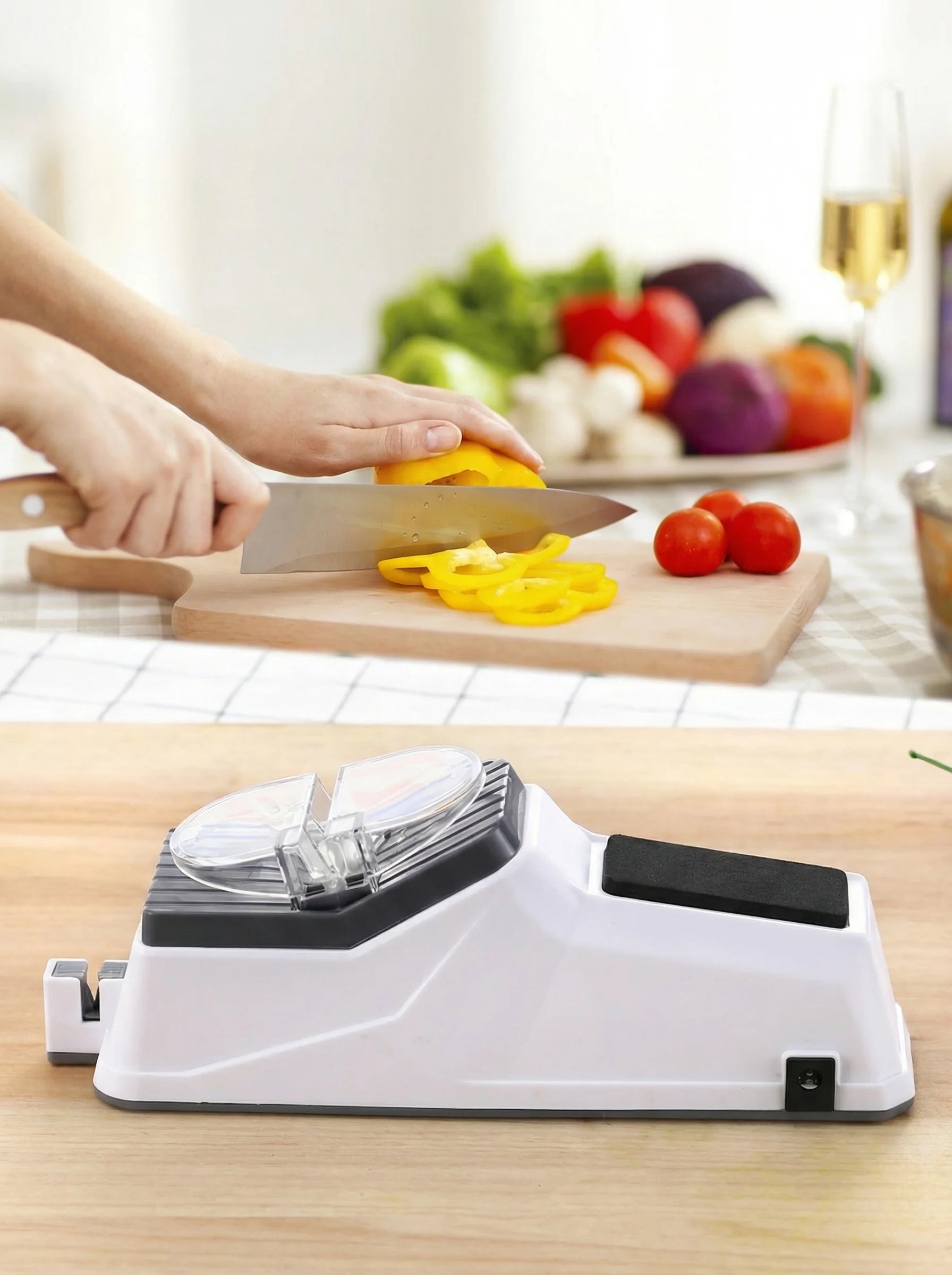 Ostrzałka Kuchenna | Forma Stołowa Z Osłoną-Knife Sharpener-Polizatto