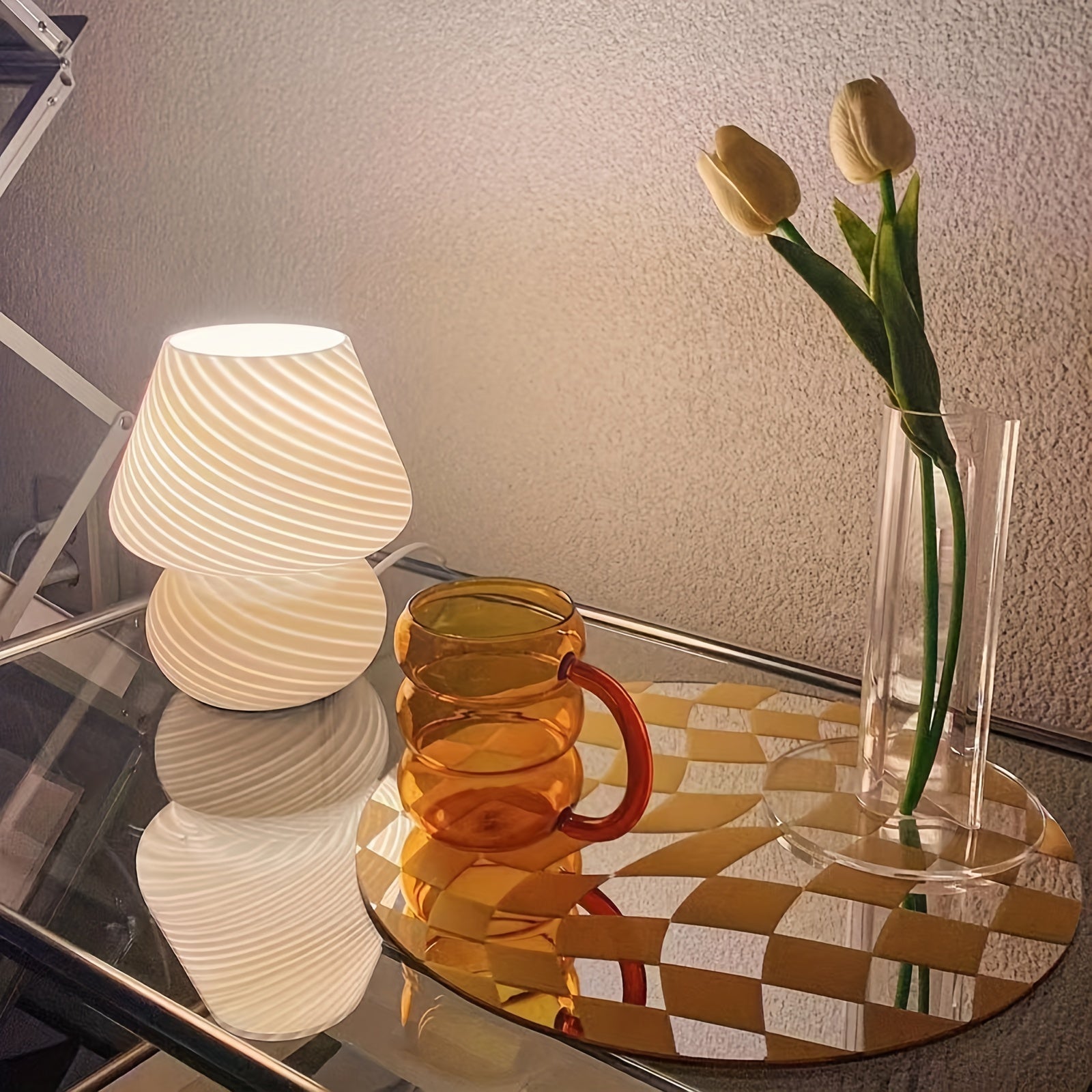 Lampa Stołowa Murano | Lampa Grzyb-Table Lamp-Polizatto