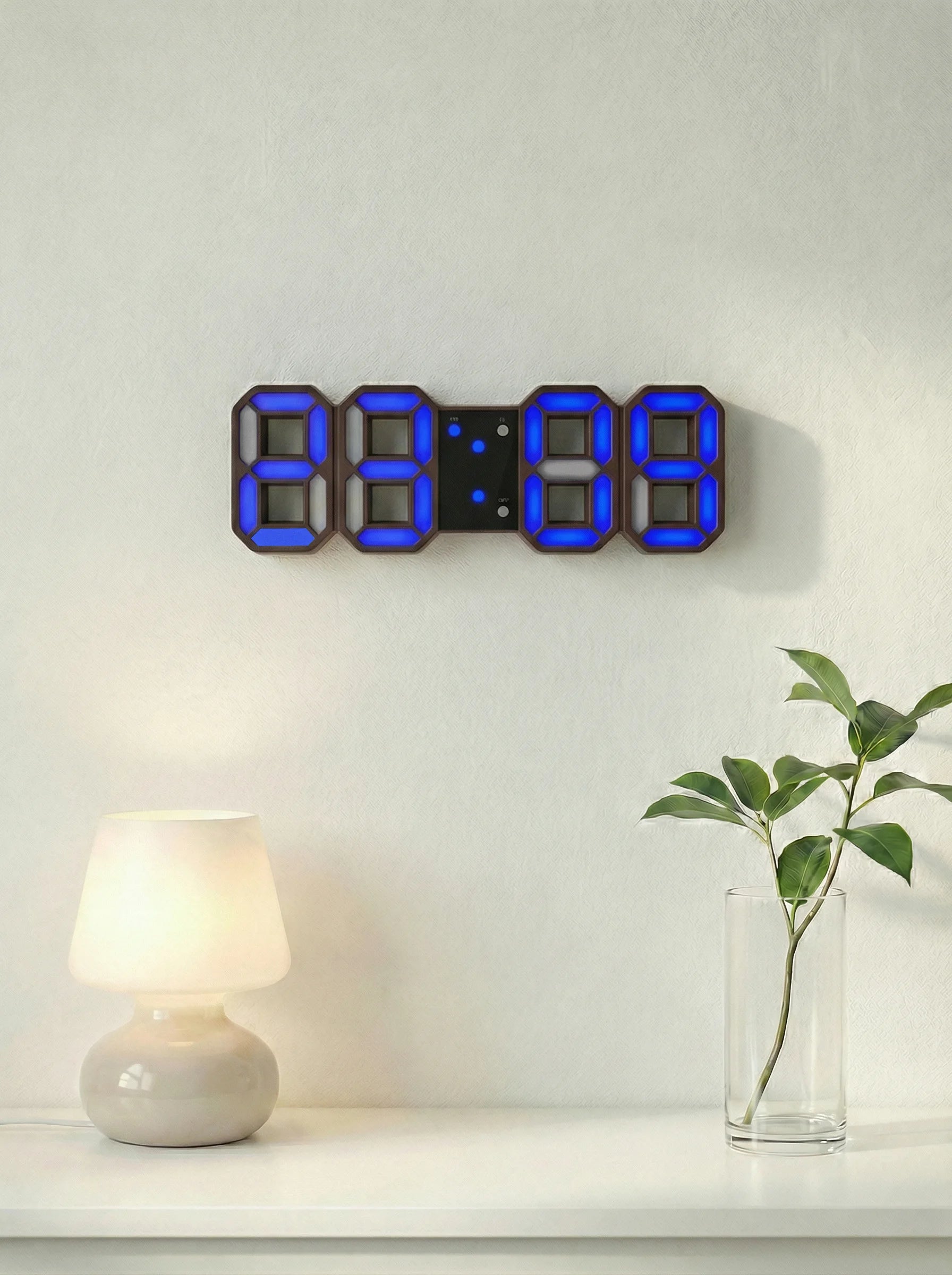 Zegar Ścienny | Wyświetlacz Cyfrowy LED-Wall Clock-Polizatto