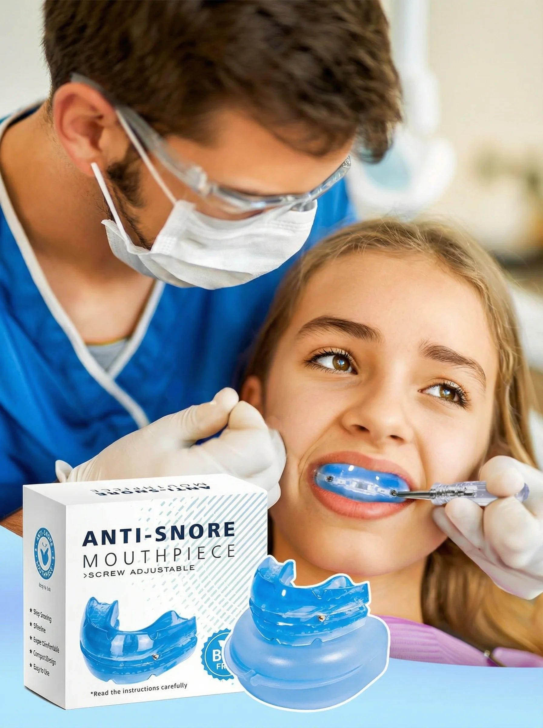 Ustnik Przeciw Chrapaniu | Aparat Na Chrapanie-Anti-Snoring Device-Polizatto