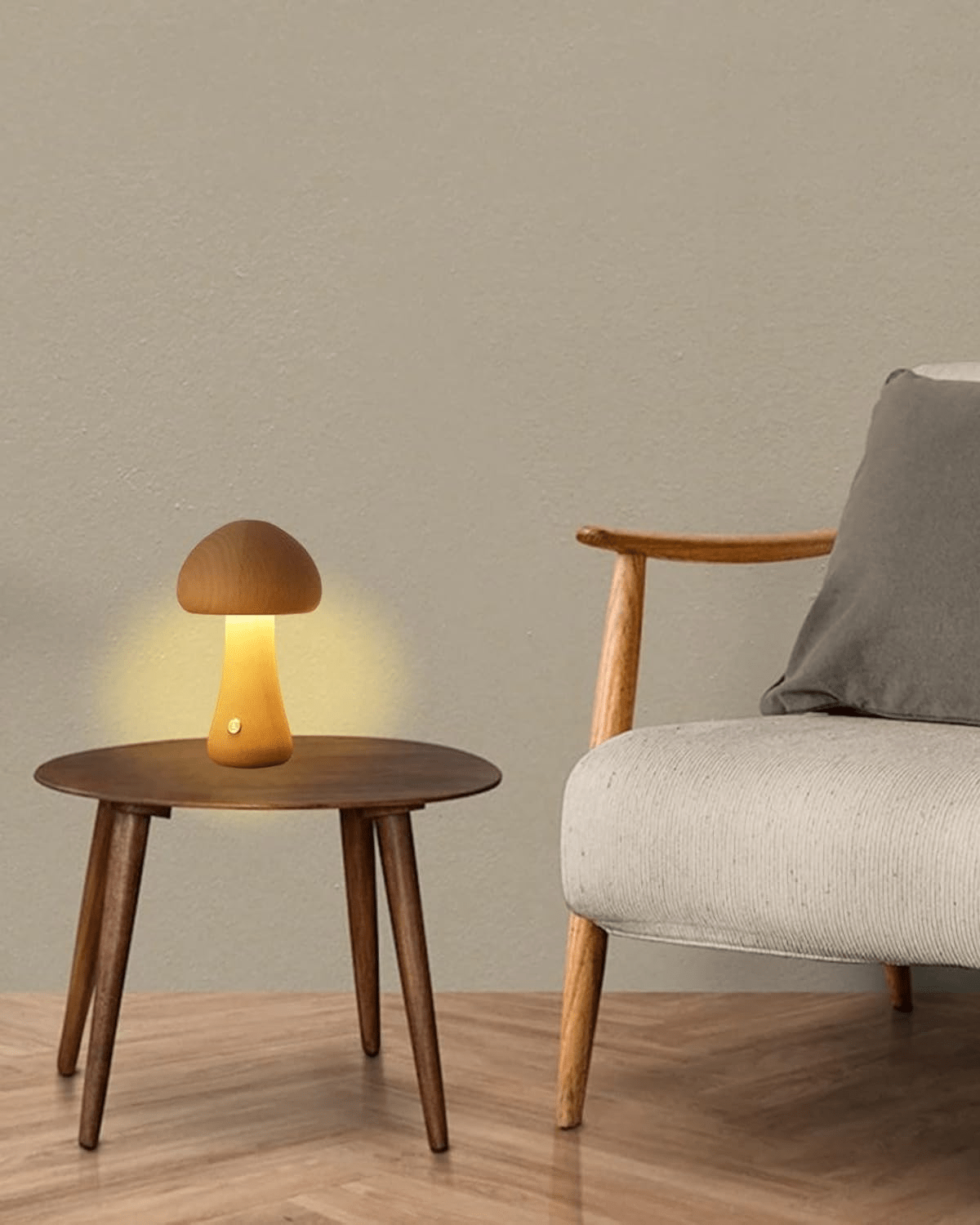 Lampa Grzybek | Lampka Nocna Stołowa-Table Lamp-Polizatto