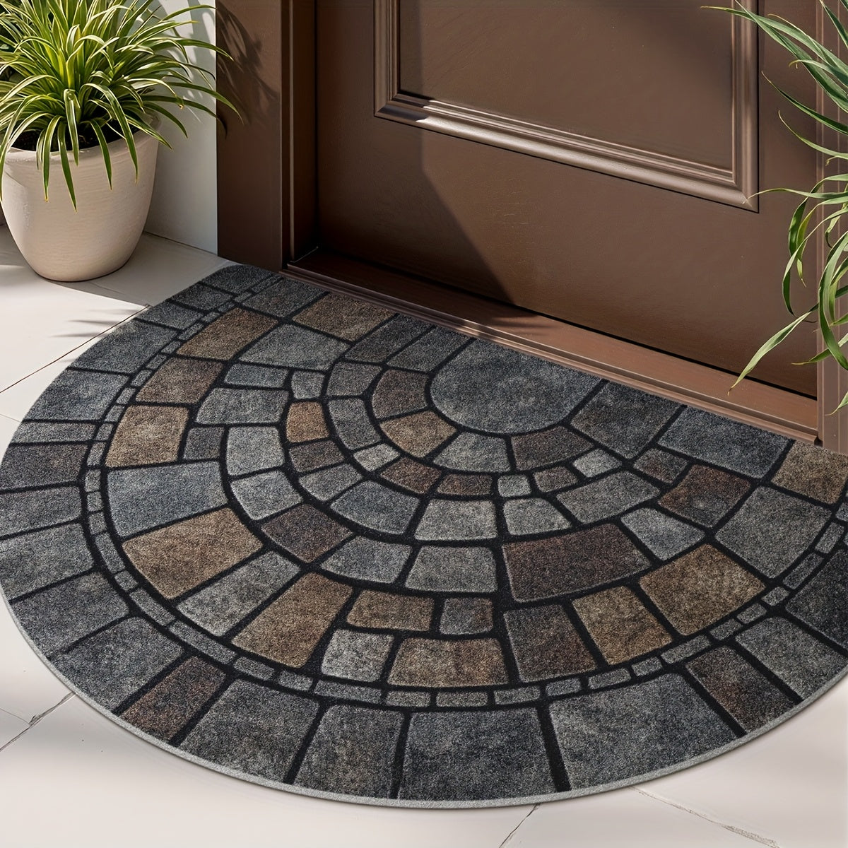 Wycieraczka Półksiężyc | Mata Powitalna-Door Mat-Polizatto