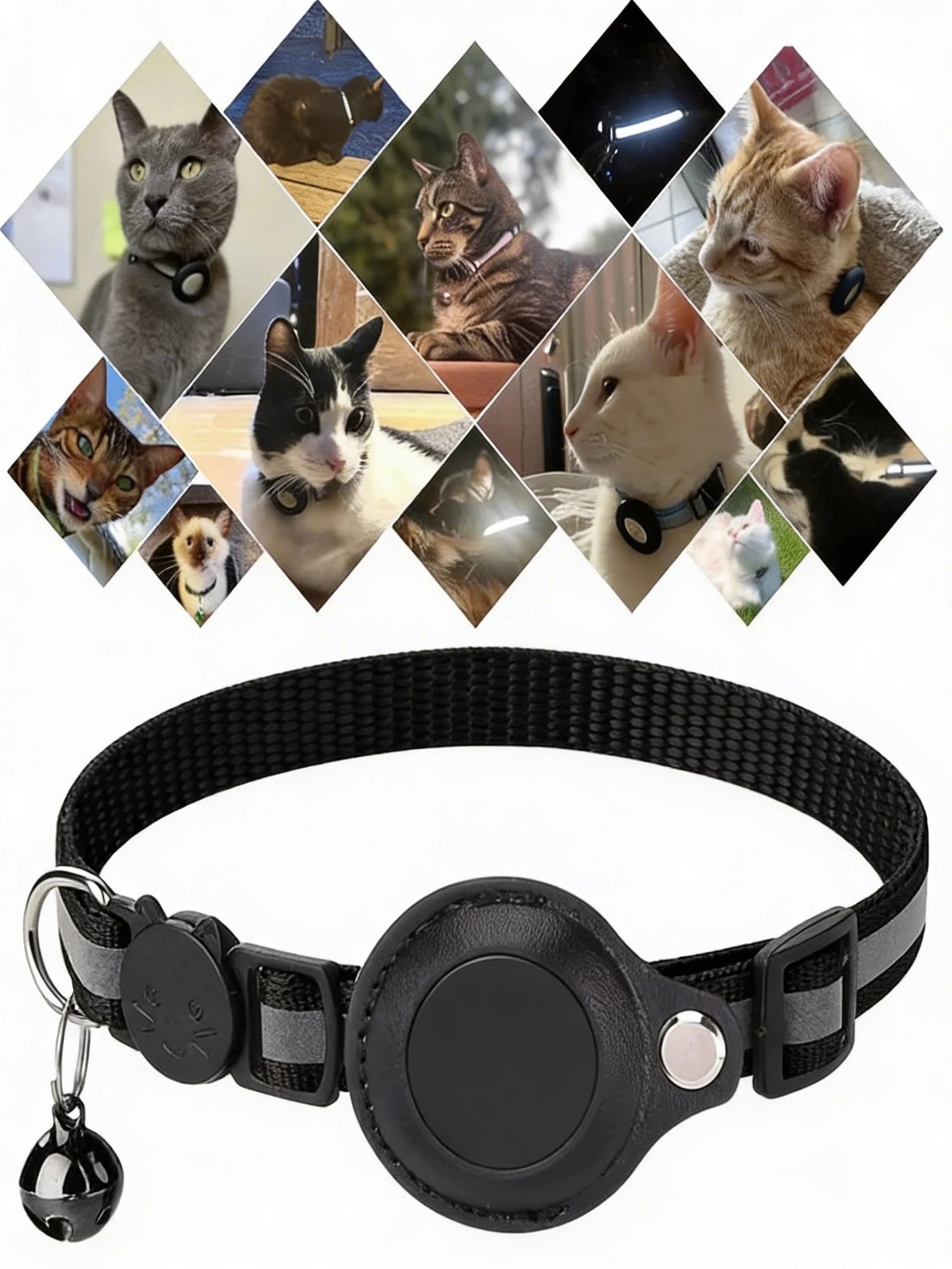 Obroża GPS Dla Kotów | Obroża Z Lokalizatorem-Pet Collar-Polizatto
