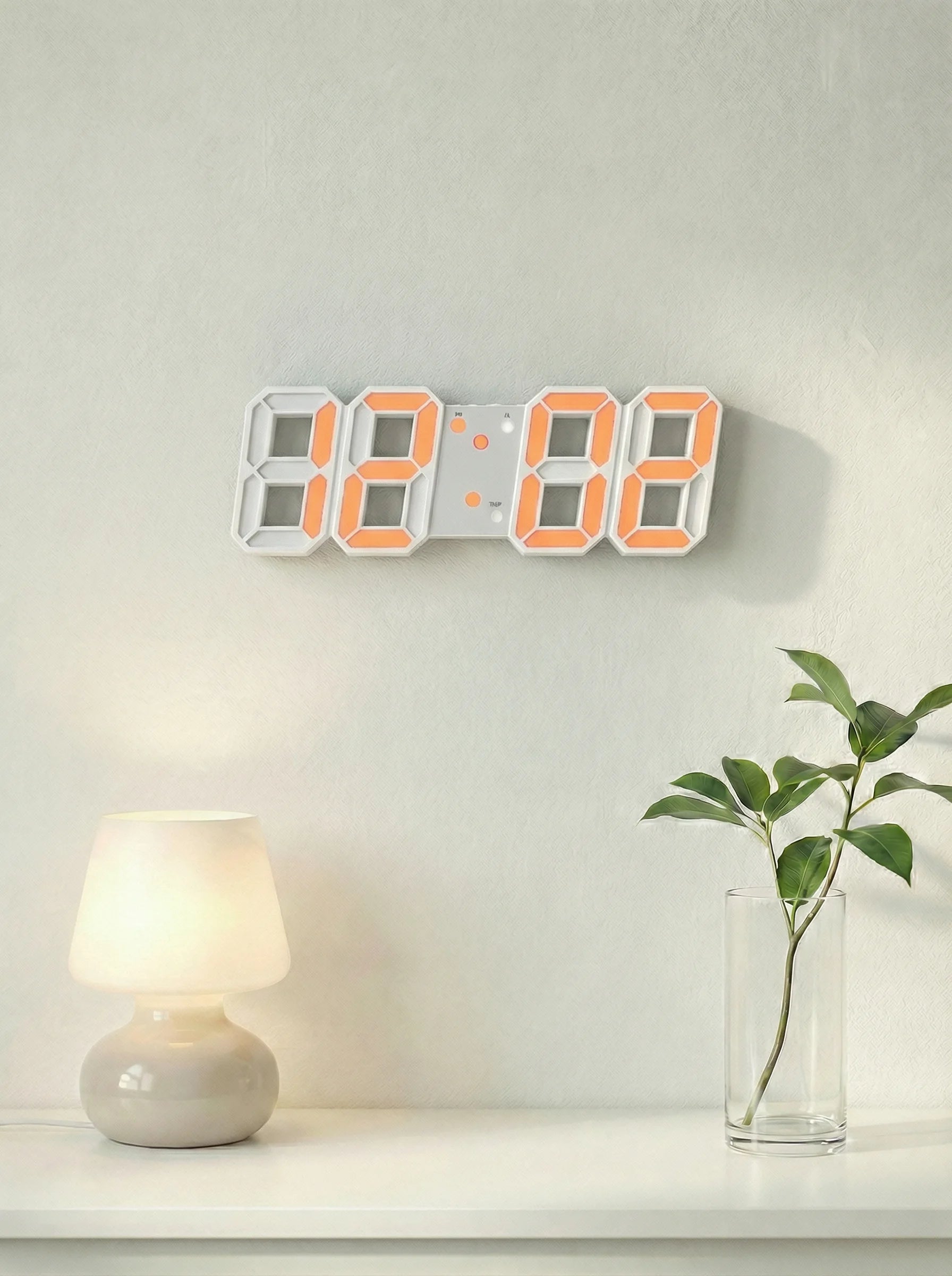 Zegar Ścienny | Wyświetlacz Cyfrowy LED-Wall Clock-Polizatto
