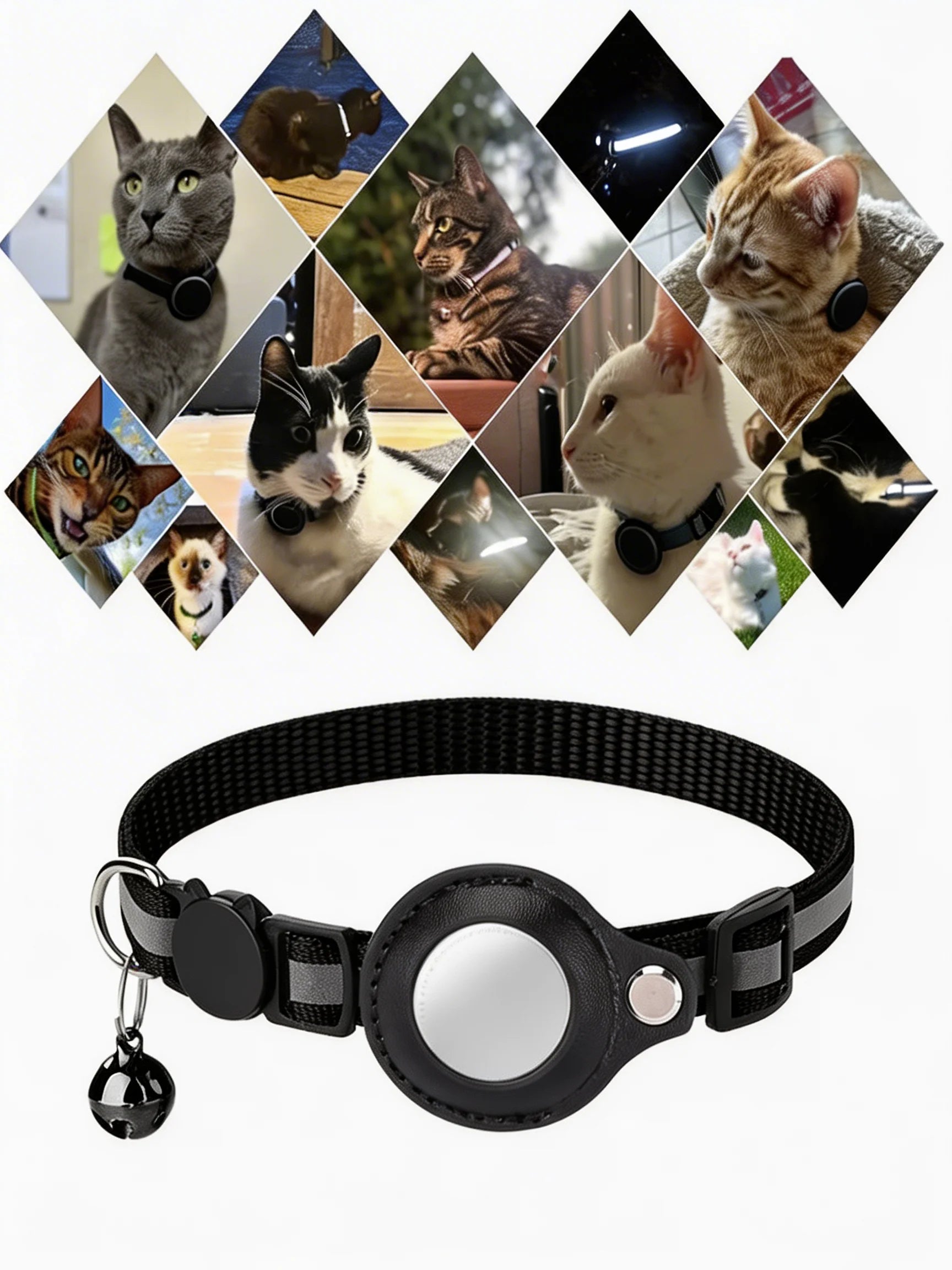 Obroża GPS Dla Kotów | Obroża Z Lokalizatorem-Pet Collar-Polizatto