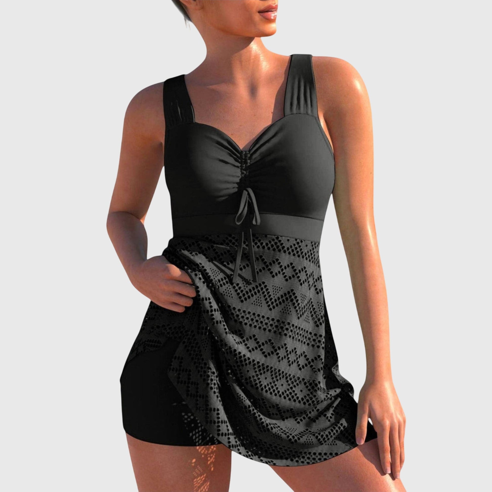 Sukienka Kąpielowa | Wygodny Strój Plażowy-Women Swimsuit-Polizatto