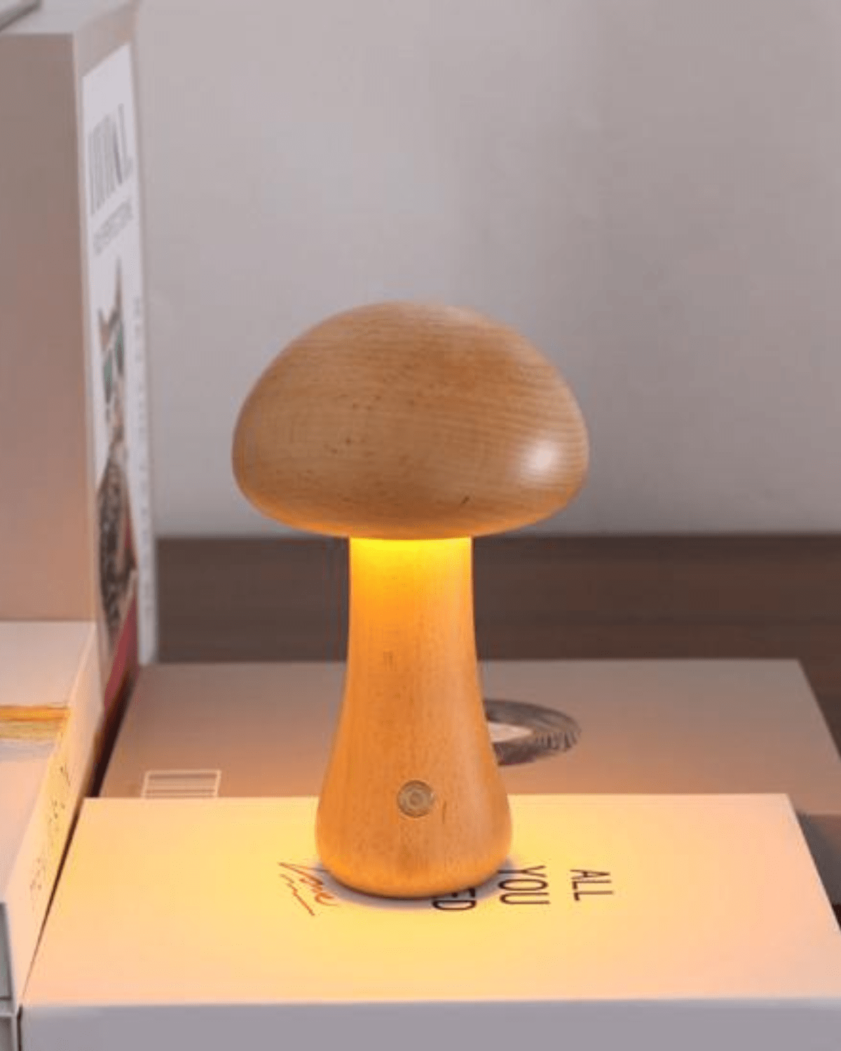 Lampa Grzybek | Lampka Nocna Stołowa-Table Lamp-Polizatto
