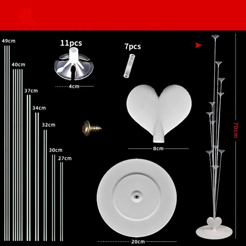Stojak Na Balony | Stelaż Na Balony-Balloon Stand Set-Polizatto