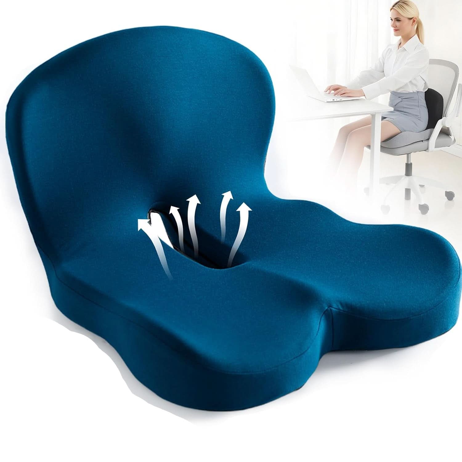 Poduszka Ortopedyczna Siedzisko | Poduszka Na Krzesło-Chair Cushion-Polizatto