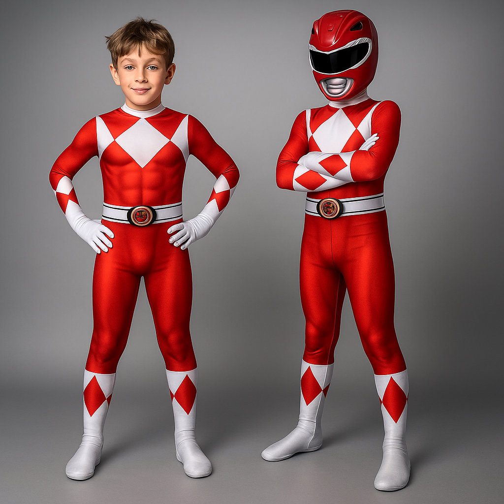 Kostium Power Rangers | Stroj Karnawalowy-Kids Costume-Polizatto
