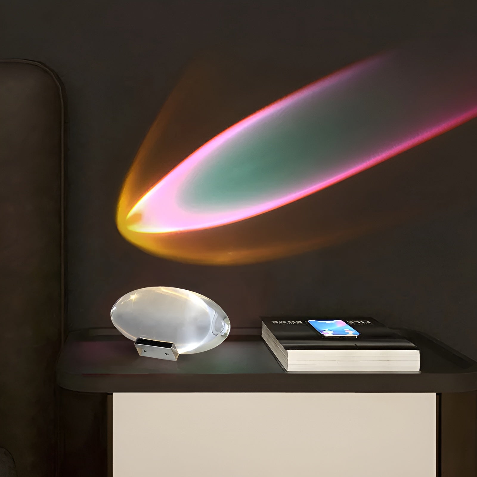 Lampa Zachód Słońca LED | Lampka Nocna-Table Lamp-Polizatto