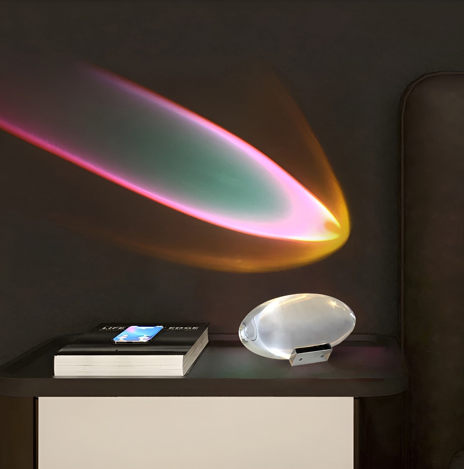 Lampa Zachód Słońca LED | Lampka Nocna-Table Lamp-Polizatto