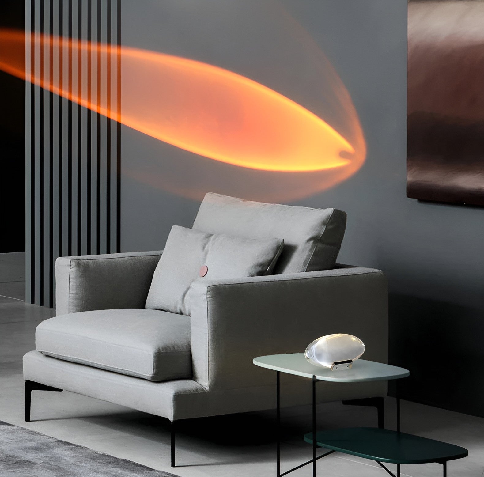 Lampa Zachód Słońca LED | Lampka Nocna-Table Lamp-Polizatto