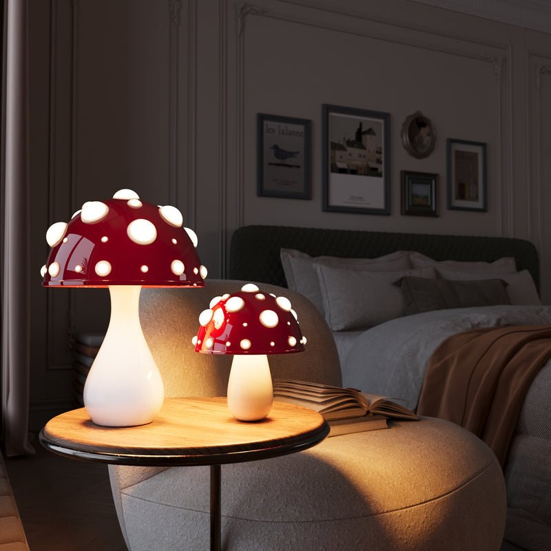 Lampa Stołowa LED | Lampa Grzybowa-Table Lamp-Polizatto