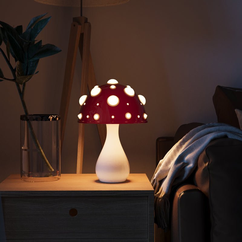Lampa Stołowa LED | Lampa Grzybowa-Table Lamp-Polizatto