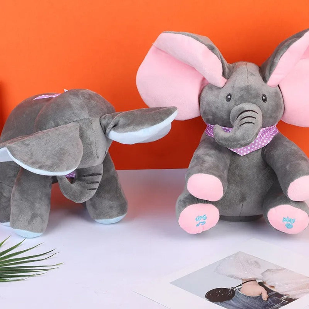 Pluszowy Słonik Interaktywny | Przytulanka Dla Niemowląt-Plush Toy-Polizatto