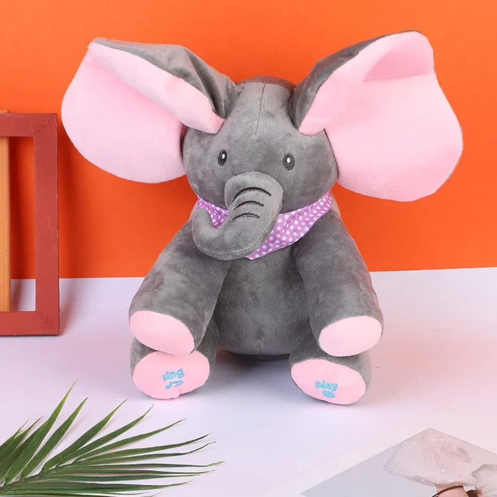 Pluszowy Słonik Interaktywny | Przytulanka Dla Niemowląt-Plush Toy-Polizatto
