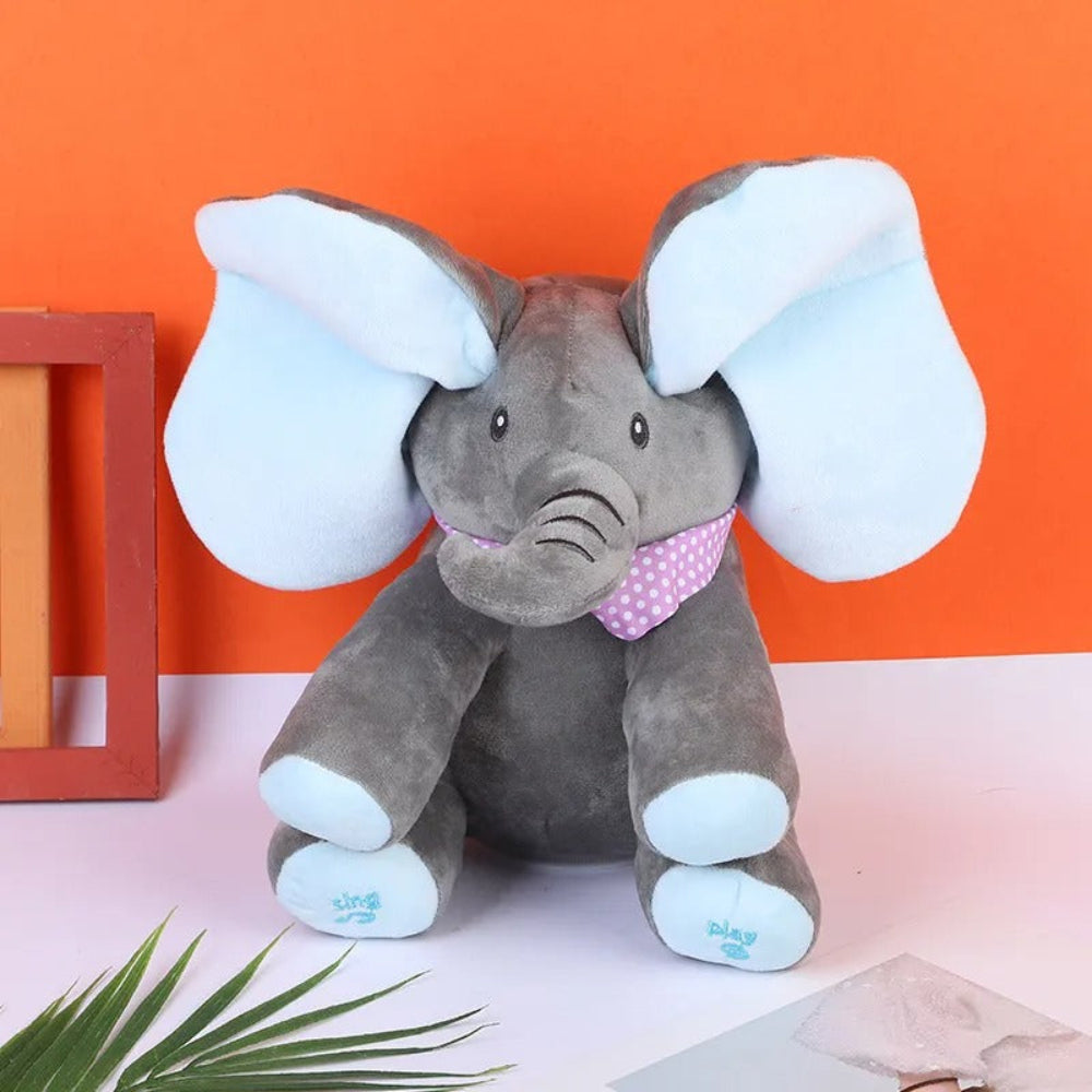 Pluszowy Słonik Interaktywny | Przytulanka Dla Niemowląt-Plush Toy-Polizatto