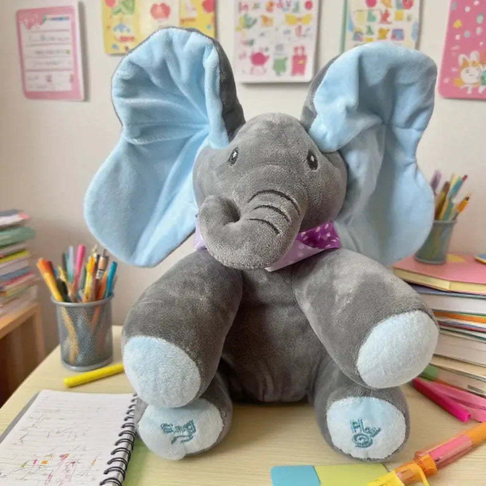Pluszowy Słonik Interaktywny | Przytulanka Dla Niemowląt-Plush Toy-Polizatto