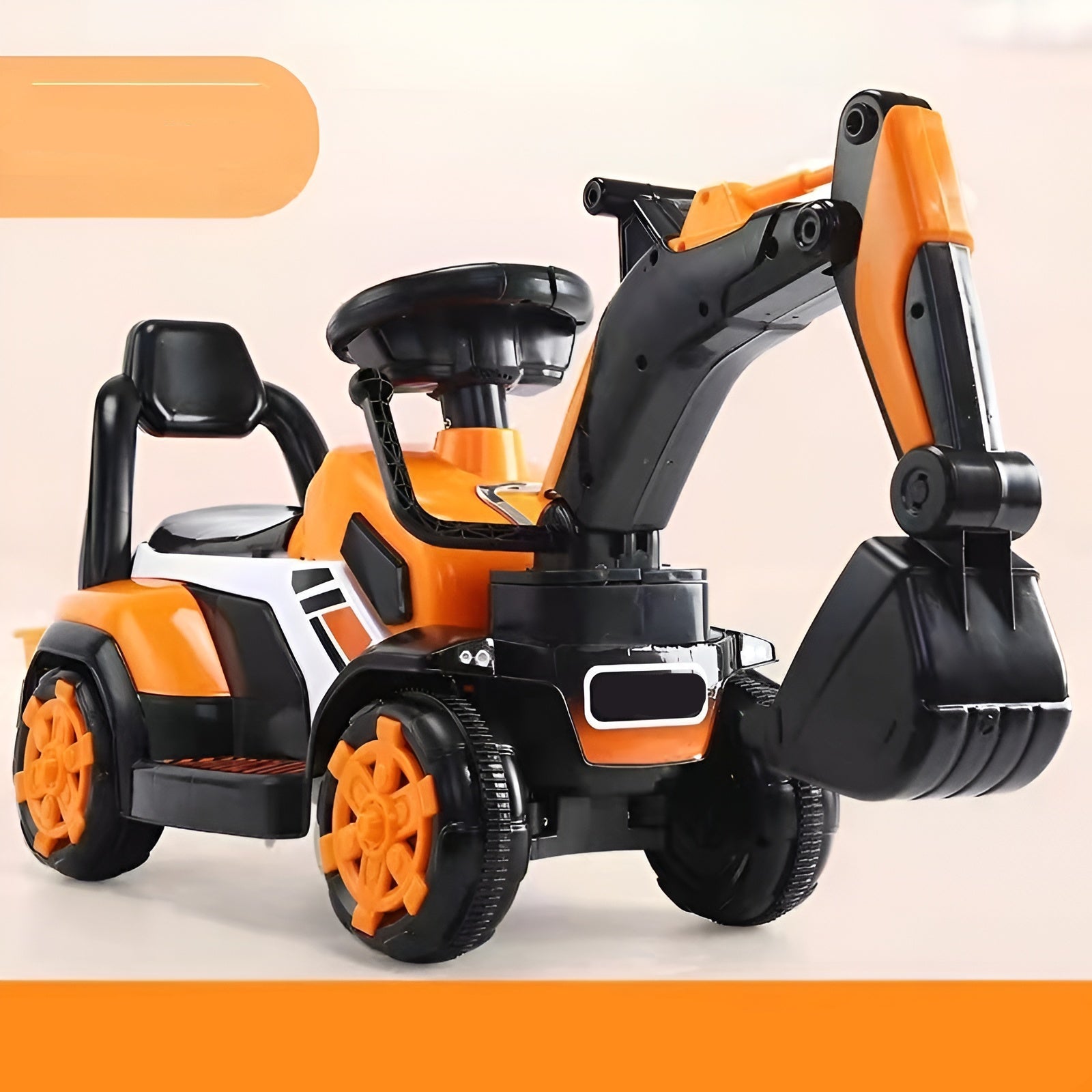 Koparka Zabawka | Koparka Dla Dzieci Zabawka-Ride-on Toy-Polizatto