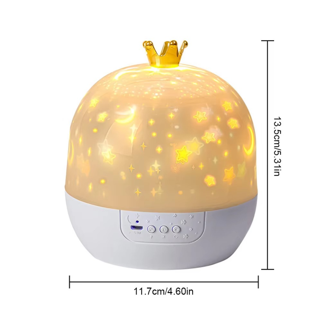 Projektor Gwiazd Dla Dzieci | Lampka Nocna-Night Light Projector-Polizatto