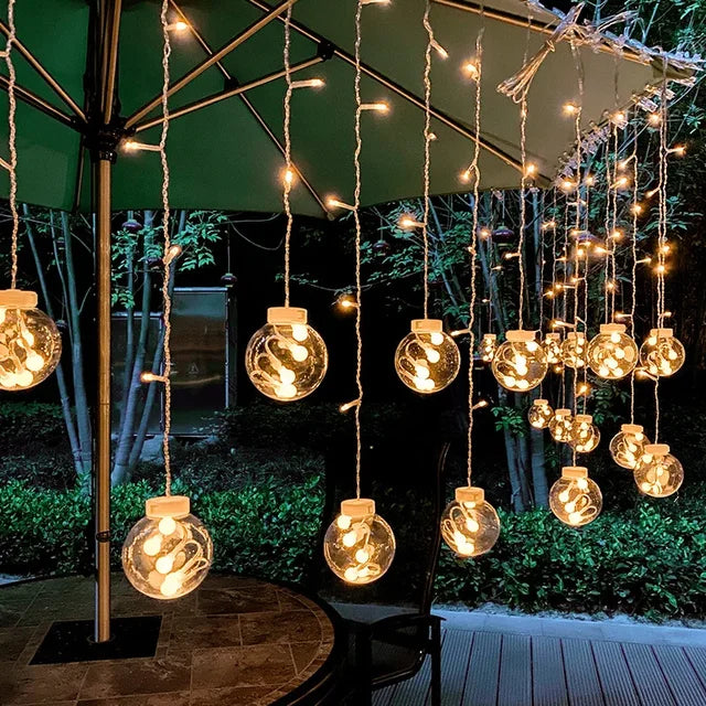 Kurtyna Świetlna LED | Lampki Zewnętrzne-Outdoor Light-Polizatto