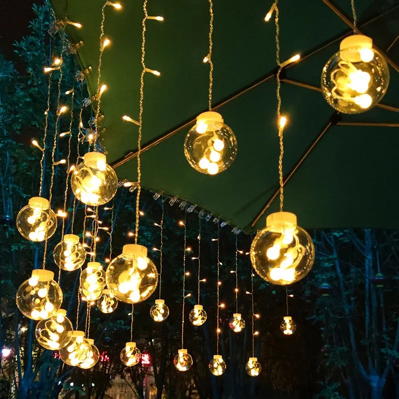 Kurtyna Świetlna LED | Lampki Zewnętrzne-Outdoor Light-Polizatto