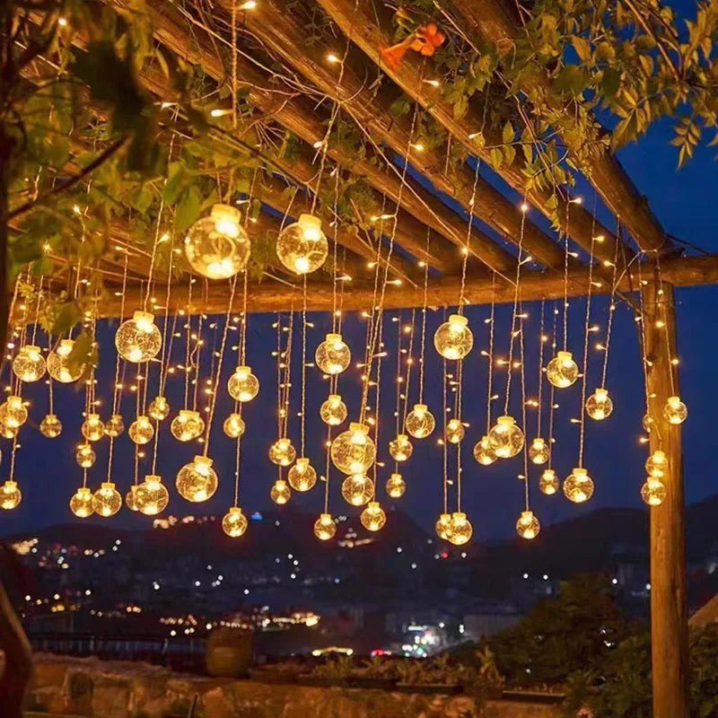 Kurtyna Świetlna LED | Lampki Zewnętrzne-Outdoor Light-Polizatto