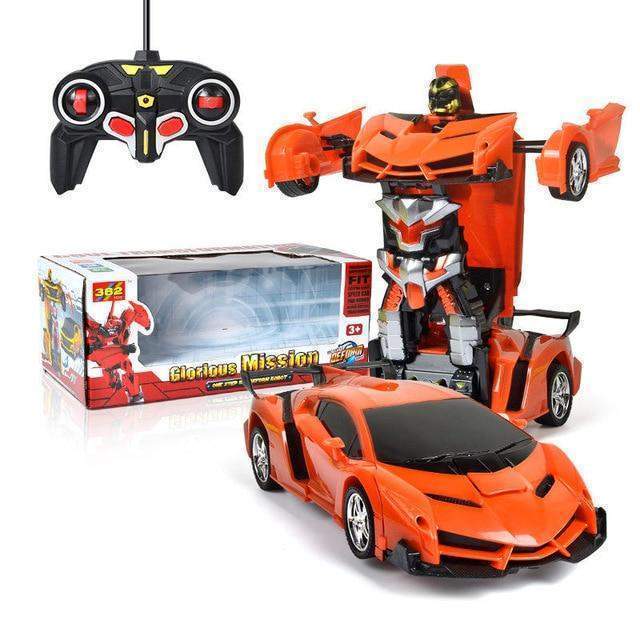 Transformer Zabawka | Samochód Zdalnie Sterowany-Remote Controlled Car-Polizatto