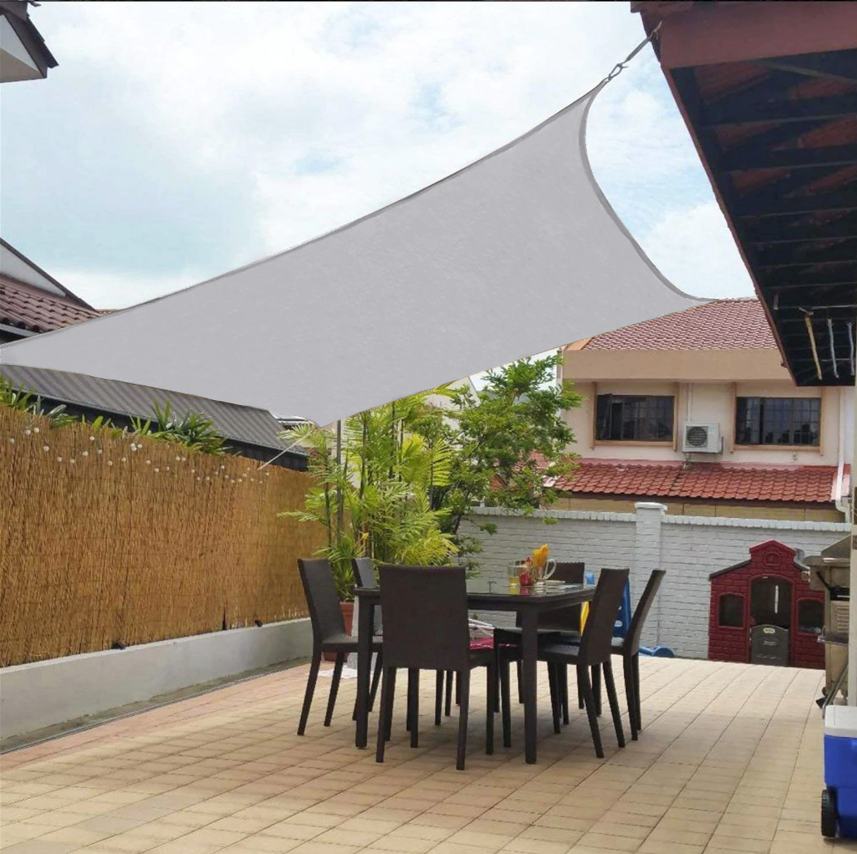 Żagiel Przeciwsłoneczny | Zadaszenie Tarasu Materiałowe-Sun Shade-Polizatto